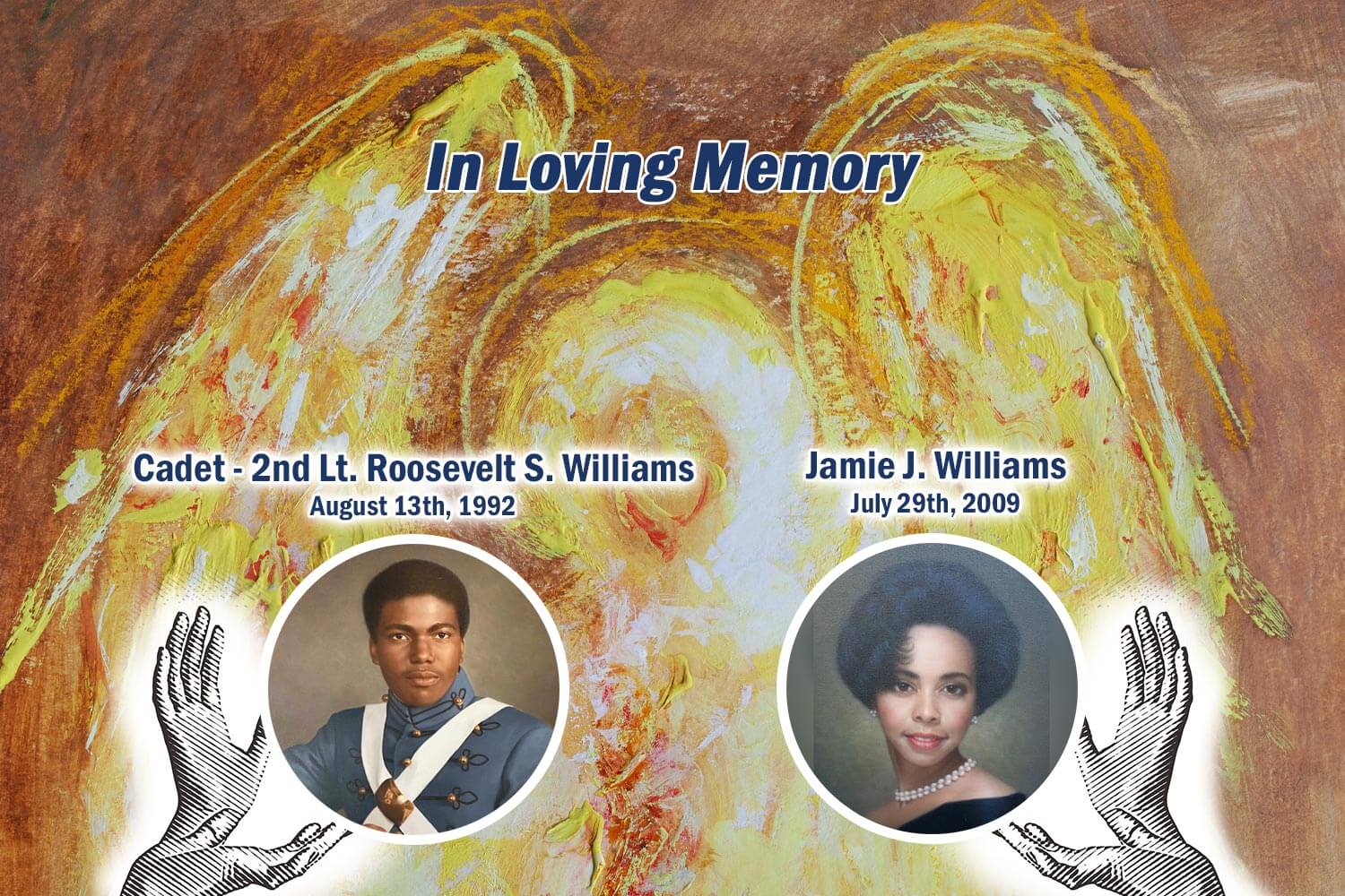 In Loving Memory of Cadet 2nd Lt. Roosevelt S. Williams and Jamie J. Williams